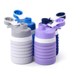 350ml 550ml Eco-friendly Folding Silicone Travel Mug Collapsible Drinking Cup
