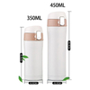 350ml 450ml Double wall leak proof Stainless Steel insulated water bottle with lock design