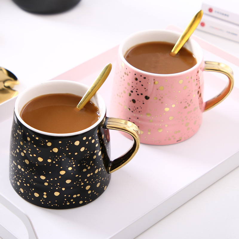 320ml Nordic Style Creative Star Point Ceramic Coffee Milk Mugs Online for Sale