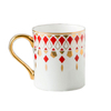 350ml European Style Ceramic Coffee Cup with Handle Present Printing Mug for Milk Tea