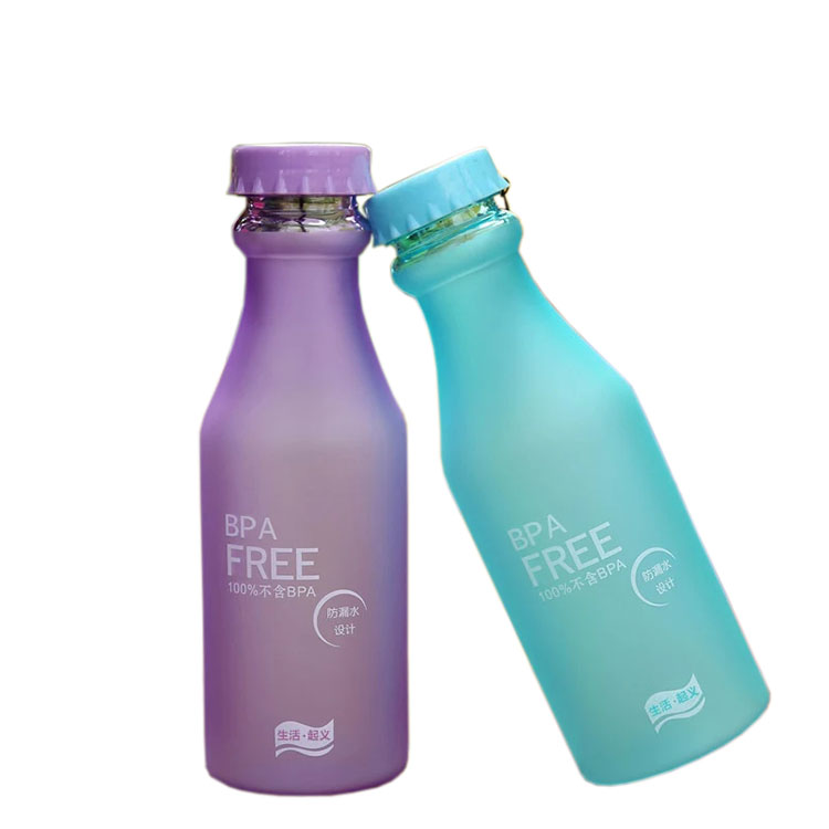 550ml Promotional Colorful Cola Plastic Sport Drinking Water Bottle