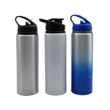 750ml Promotional Drinking Gradient Printing Mental Aluminum Sports Water Bottle