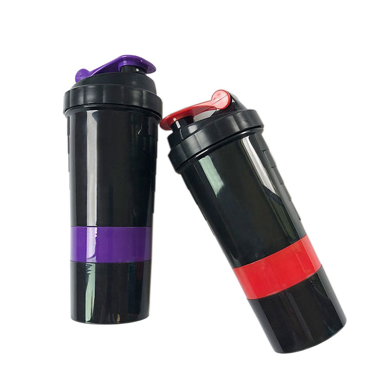 500ml Bpa Free Custom Protein Sport Plastic Shaker Water Bottle for Gym