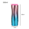500ml Double Wall Colorful Gradient Stainless Steel Sports Bottle Eco-friendly Magic Mug 