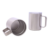Vacuum Coffee Cup Customized Logo Printing BPA-free Fashion Stainless Steel Cup with Handle 