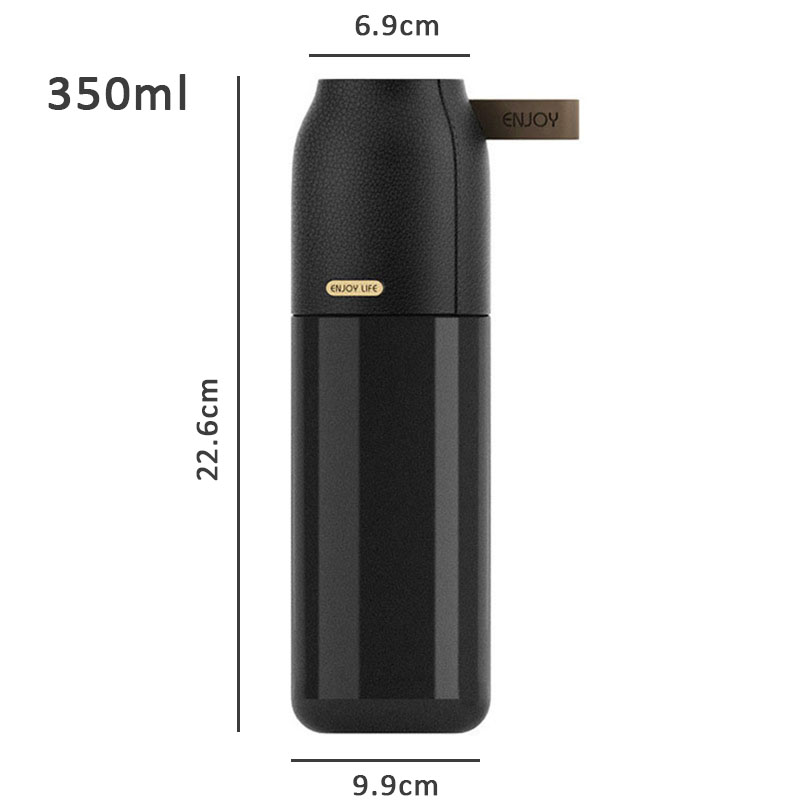 350ml Stainless Steel Thermos Business Trip Choice, Stainless Steel Coffee Mug with Lid Hot Water Bottle