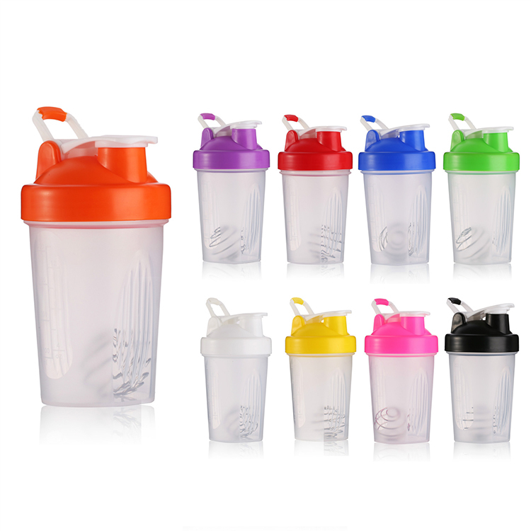 400ml 600ml Plastic Gym Protein Shaker Mixer Plastic Drink Blender Bottle