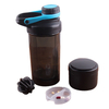 500ml BPA Free Customized Plastic Shaker Protein Water Bottle with Handle 