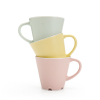 260ml Hot Sale Handmade Colorful Ceramic Tea Mug Set
