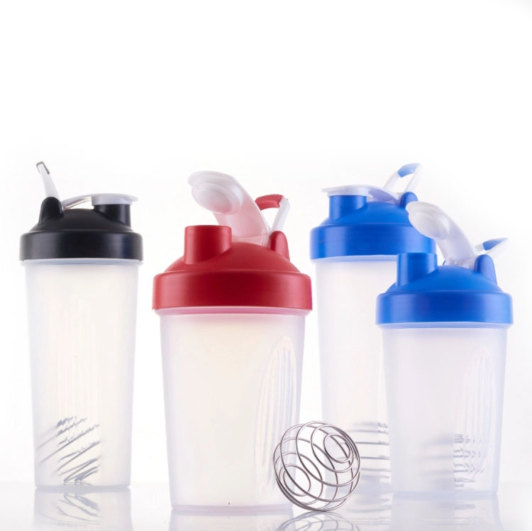 400ml 600ml Plastic Gym Protein Shaker Mixer Plastic Drink Blender Bottle