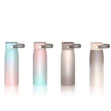 300ml Gradient Color Double Wall Stainless Steel Bottle Coffee Cup Insulated Water Bottle 