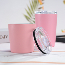 New Product Idea 2024 Custom Double Wall Stainless Steel 8oz Milk Mug 12oz Coffee Mug Travel Cuo with Lid