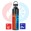 16oz 20oz 24oz 32oz Custom Logo Double Wall Vacuum Insulated Stainless Steel Thermos Water Bottle With Bamboo Lid