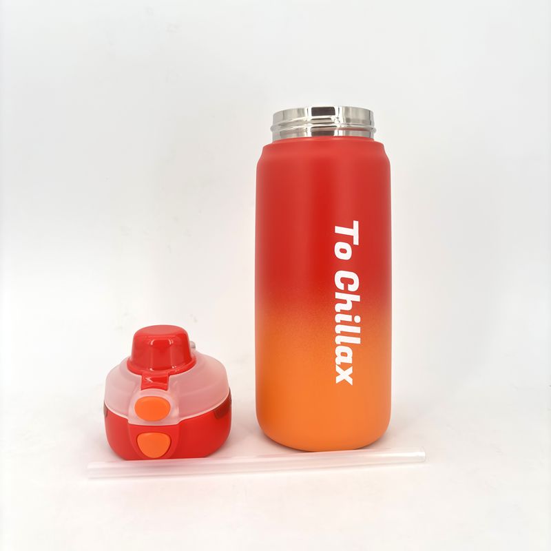 New Product Idea 2025 550ml Stainless Steel Water Bottle Matte Surface Travel Bottle With New Design Lid