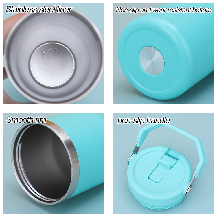 Factory Wholesale Promotional BPA Free Vacuum Insulated Stainless Steel Sports Protein Shaker Water Bottle for Travel Camping Car with Custom Logo