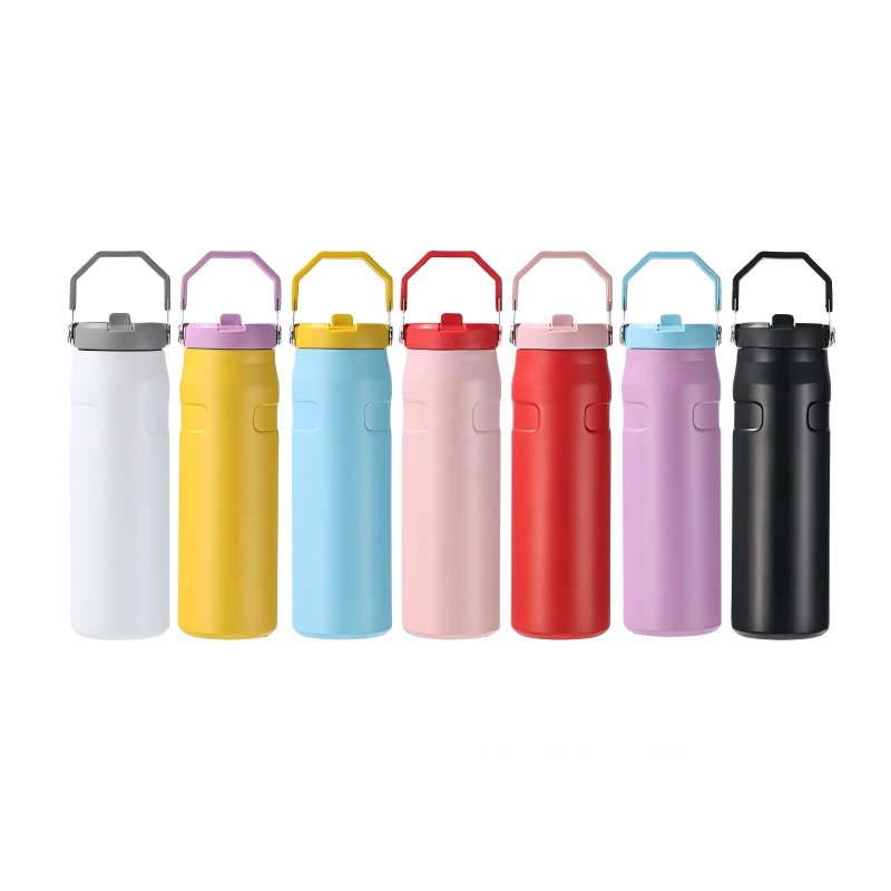 Factory Wholesale Insulated Wide Mouth Vacuum Flask Stainless Steel Water Bottle with Double Wall Reusable for Camping