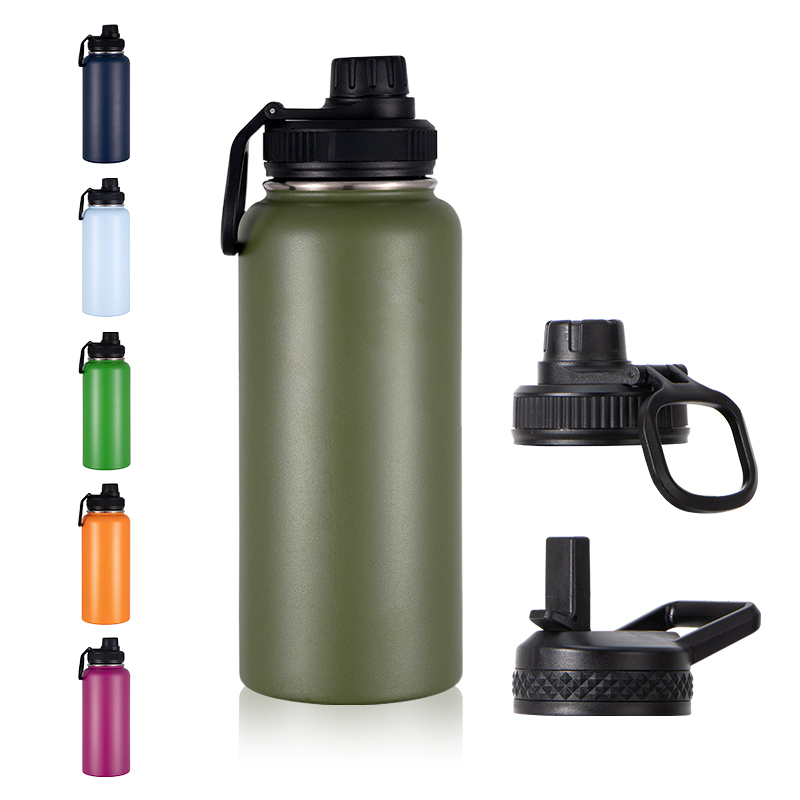 Stainless Steel Outdoor-Sports-Travel Thermos Water Bottle for Drinks
