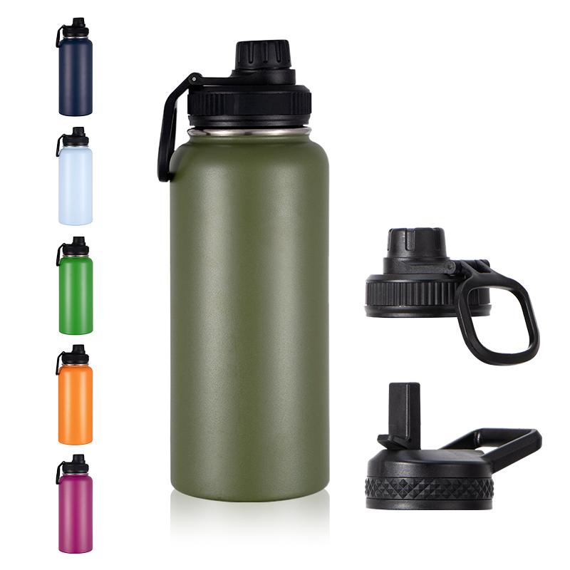 Stainless Steel Outdoor-Sports-Travel Thermos Water Bottle for Drinks