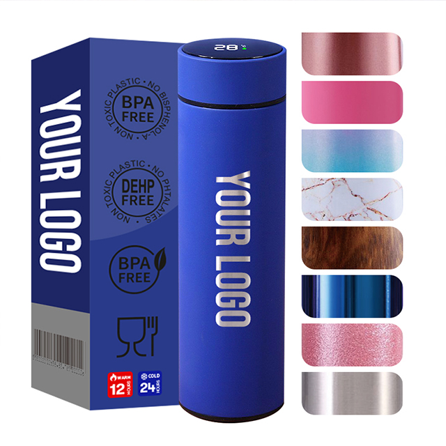 smart stainless steel water bottle with LED lid (10)