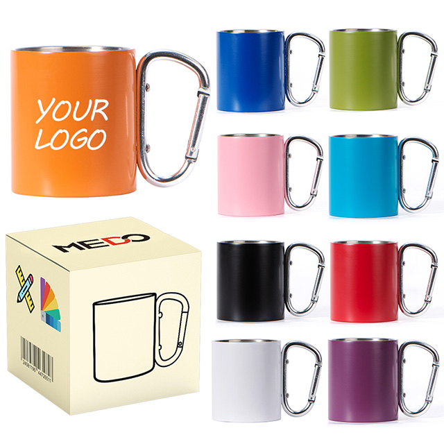 stainless steel Carabiner Mug (8)