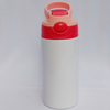 350ml Portable Sublimation Blank Kids Vacuum Bottle Insulated Stainless Steel Baby Straw Tumbler