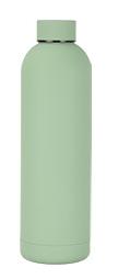 Custom Logo Pink Insulated Sport Travel Thermal Soft Rubber Paint Double Wall Stainless Steel Water Bottle with Handle
