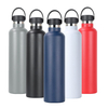 16oz 20oz 24oz 32oz Custom Logo Double Wall Vacuum Insulated Stainless Steel Thermos Water Bottle With Bamboo Lid