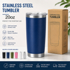 Wholesale 20oz Stainless Steel Tumbler with Slide Lid for Car Travel