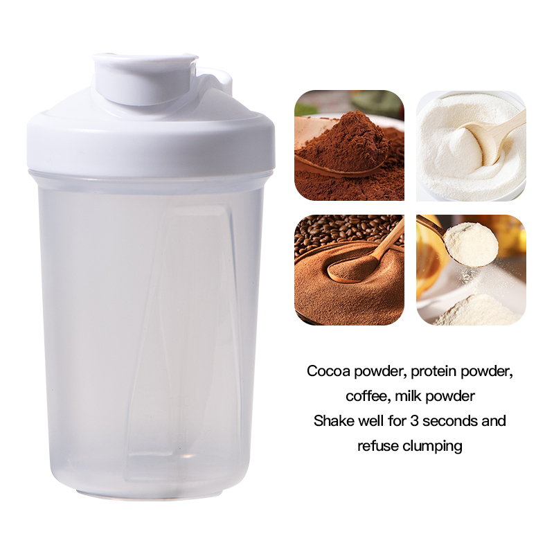 Wholesale Graphic Customization Food Grade Sports Plastic Protien Shaker Bottle with Protein Mixing Ball for Outdoor Gym