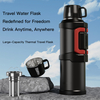 Large Capacity Custom LOGO 304 /316 Stainless Steel Thermos Portable Outdoor Vacuum Kettle Insulated Travel Water Bottles