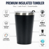 Factory Wholesale 12oz Stainless Steel Beer Cup with Lid