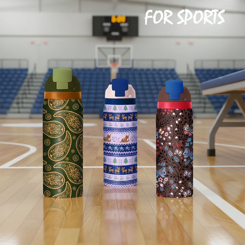 Insulated Stainless Steel Travel Thermos with Straw Lid – Vacuum, Leak-Proof, Custom Logo, Portable 350ml/500ml