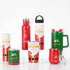 Hot Sales Durable Custom Packaging Christmas Stainless Steel Water Bottle for Sports Travel Camping Gift 