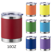 Wholesale 10oz Double Wall Insulated 304 Stainless Steel Mug with Custom Printed for Mugs Acceptable Powder Coated