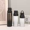 Hot Sales Wholesale Custom logo Vacuum Thermos Stainless Steel Sports Water Bottle with Lid for Travel Hiking