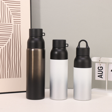 Hot Sales Wholesale Custom logo Vacuum Thermos Stainless Steel Sports Water Bottle with Lid for Travel Hiking