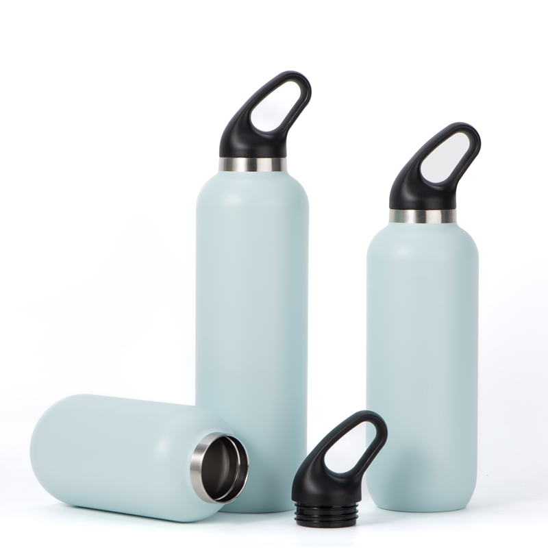 New Product Idea 2025 Custom Small Mouth Water Bottle 500ml 750ml 900ml Vacuum Insulated Outdoor Sport Bottle With Lid