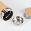 Hot Sale Factory Bamboo Stainless Steel Water Bottle Thermo Cup Vacuum Flask Coffee Bottle