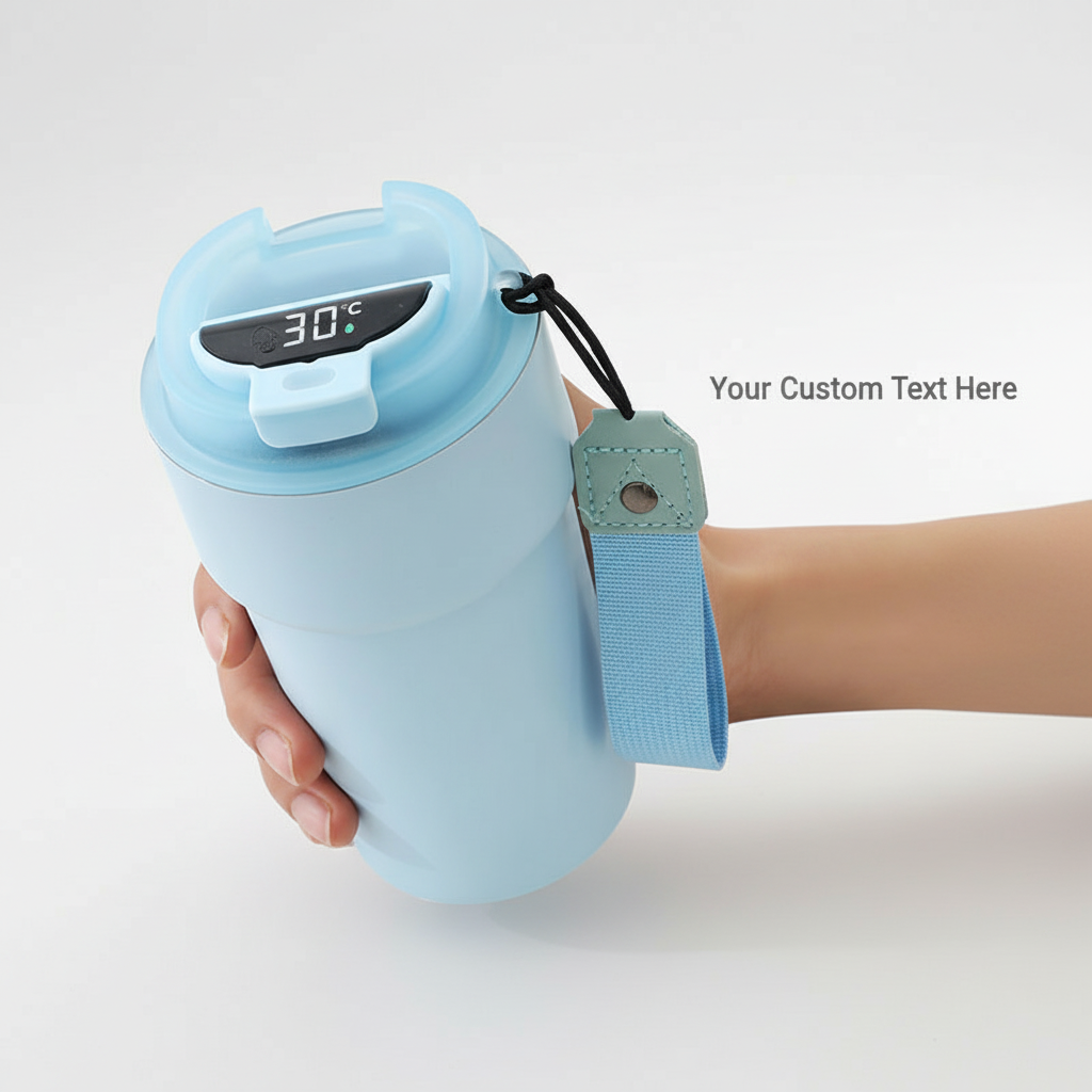 510ml Smart Temperature Display Coffee Mug | Stainless Steel Travel Cup Manufacturer | Custom Logo Wholesale Supplier