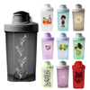 Oem&Odm Wholesale Custom logo Transparent Portable Cute BPA-Free Plastic Sport Drinking Shaker Water Bottle with Lid