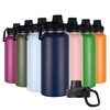 Custom 32oz 40oz Stainless Steel Water Bottles Leak Proof Vacuum Insulated Thermos Flask Powder Coated Water Bottles for Camping