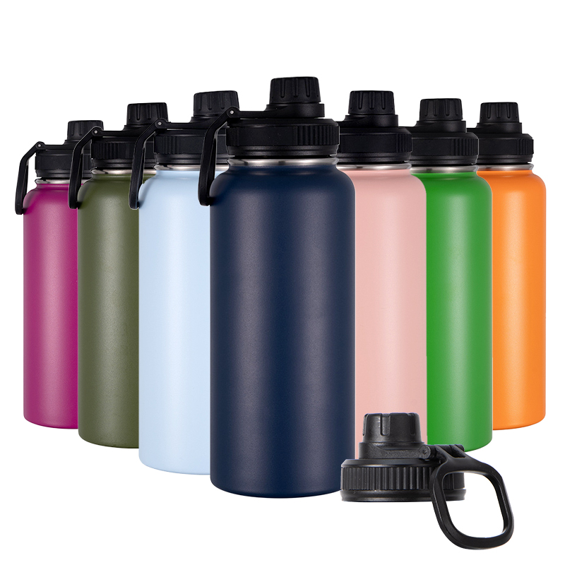 New Design Lid Stainless Steel Vacuum Flask Double Wall Water Bottle Insulated Metal Water Bottle with Infuser