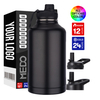 In Bulk High Quality 304 Stainless Steel Tumblers Flasks Large 64oz Vacuum Insulated Tumbler with Straw for Camping