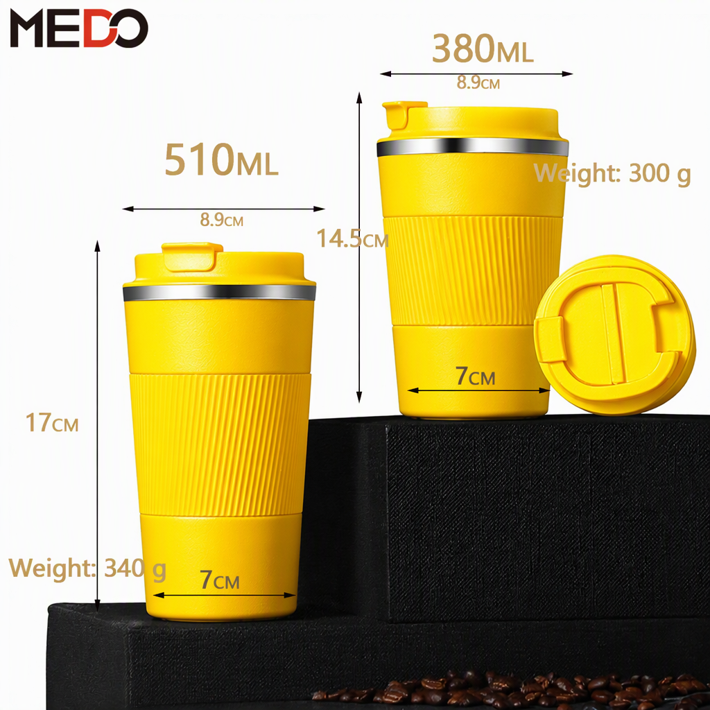Manufacturer Wholesale 380ml 510ml Insulated Stainless Steel Coffee Mug Thermos