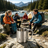 Wholesale 220ml 300ml Stainless Steel Camping Mug with Carabiner