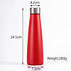 Wholesale 450ml Vacuum Insulated Stainless Steel Tapered Flask Thermo Water Bottle