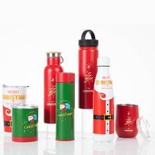 Wholesale Christmas Custom Graphic Stainless Steel Insulated Water Bottle for Sports Travel Camping Gift
