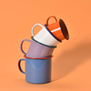 Gift Use Christmas Hot Sale 350ml 500ml 750ml 1200ml 3000ml Sublimation White Enamel Cup Camping Mug Coffee Milk Mugs Cups