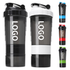 Hot Sales Wholesale 500ml BPA-Free Shaker Bottles with Storage for Shakers Protein Shaker Hot/Cold Gym Drinks