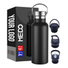 High Quality Hot Water Thermos 350ml 500ml 600ml 750ml 1000ml Stainless Steel Insulated Stainless Steel Water Bottle Flask with Bamboo Lid